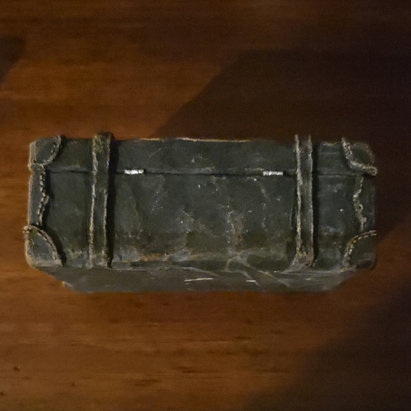 Vintage Style Black Suitcase Table Ornament - Picture 5 of 8